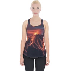 Volcanic Eruption Piece Up Tank Top by Proyonanggan