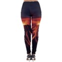 Volcanic Eruption Lightweight Velour Leggings View2