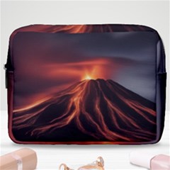 Volcanic Eruption Make Up Pouch (large) by Proyonanggan