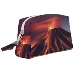 Volcanic Eruption Wristlet Pouch Bag (large) by Proyonanggan