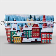 Christmas Background Design House Handbag Organizer by Proyonanggan