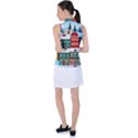 Christmas Background Design House Women s Sleeveless Polo T-Shirt View2