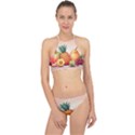 Fruit Pattern Apple Abstract Food Halter Bikini Set View1