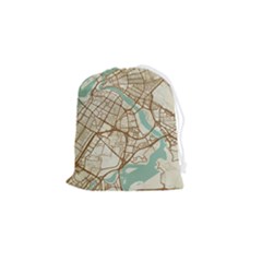 Mapart Dubai Map Drawstring Pouch (small) by Proyonanggan