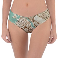 Mapart Dubai Map Reversible Classic Bikini Bottoms by Proyonanggan