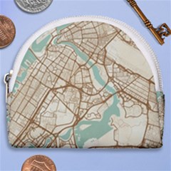 Mapart Dubai Map Horseshoe Style Canvas Pouch by Proyonanggan