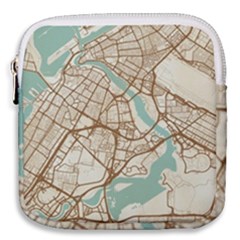 Mapart Dubai Map Mini Square Pouch by Proyonanggan