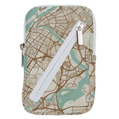 Mapart Dubai Map Belt Pouch Bag (small) by Proyonanggan