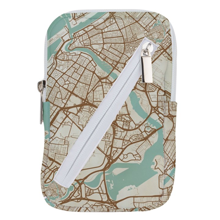 Mapart Dubai Map Belt Pouch Bag (Large)