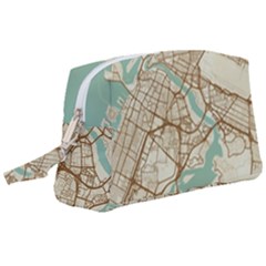 Mapart Dubai Map Wristlet Pouch Bag (large) by Proyonanggan