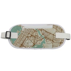 Mapart Dubai Map Rounded Waist Pouch by Proyonanggan