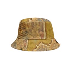 Vintage Map Of The World Continent Bucket Hat (kids) by Proyonanggan