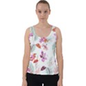 flawer Velvet Tank Top View1