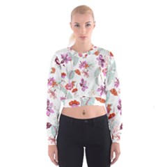 Flawer Cropped Sweatshirt by saad11