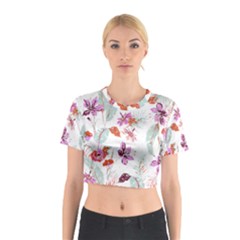 Flawer Cotton Crop Top by saad11