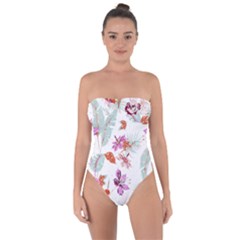 Flawer Tie Back One Piece Swimsuit by saad11