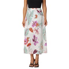 Flawer Classic Midi Chiffon Skirt by saad11