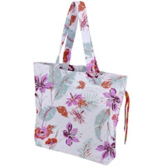 Flawer Drawstring Tote Bag by saad11