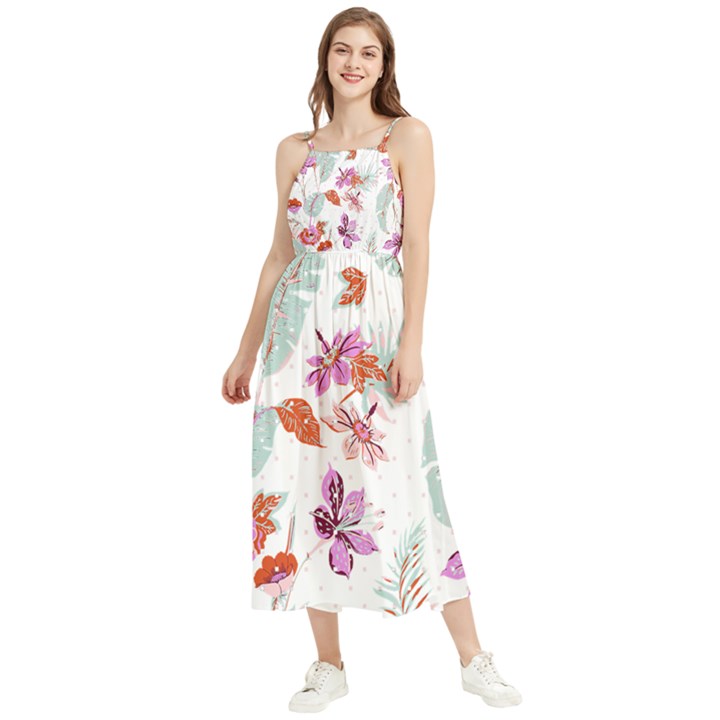 flawer Boho Sleeveless Summer Dress