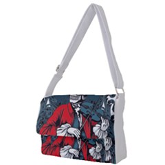 Ghost Full Print Messenger Bag (l) by saad11