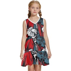 Ghost Kids  Sleeveless Tiered Mini Dress by saad11