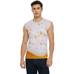 Beer Foam Texture Macro Liquid Bubble Men s Raglan Cap Sleeve T-shirt by Cemarart