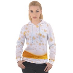 Beer Foam Texture Macro Liquid Bubble Women s Overhead Hoodie by Cemarart