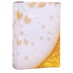 Beer Foam Texture Macro Liquid Bubble Playing Cards Single Design (rectangle) With Custom Box by Cemarart