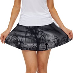 Grave Yard Dark Fantasy Trees Women s Skort by Cemarart