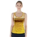 Light Beer Texture Foam Drink In A Glass Racer Back Sports Top View1