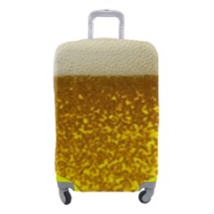 Light Beer Texture Foam Drink In A Glass Luggage Cover (small)