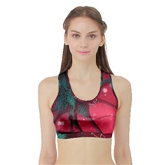 Coronavirus Corona Virus Sports Bra With Border by Cemarart