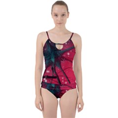 Coronavirus Corona Virus Cut Out Top Tankini Set by Cemarart