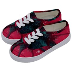 Coronavirus Corona Virus Kids  Classic Low Top Sneakers by Cemarart