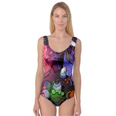 Graffiti Corazones Kingdom Saga Super Princess Tank Leotard  by Cemarart