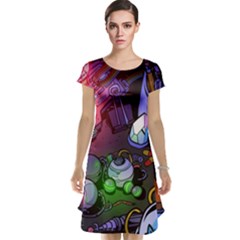 Graffiti Corazones Kingdom Saga Super Cap Sleeve Nightdress