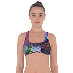 Graffiti Corazones Kingdom Saga Super Got No Strings Sports Bra by Cemarart