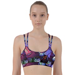 Graffiti Corazones Kingdom Saga Super Line Them Up Sports Bra by Cemarart