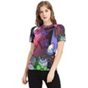 Graffiti Corazones Kingdom Saga Super Women s Short Sleeve Rash Guard View1