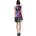 Graffiti Corazones Kingdom Saga Super Cocktail Party Halter Sleeveless Dress With Pockets View4