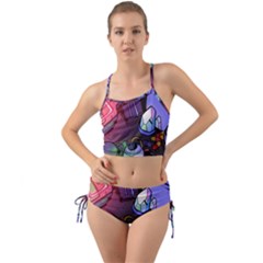 Graffiti Corazones Kingdom Saga Super Mini Tank Bikini Set by Cemarart