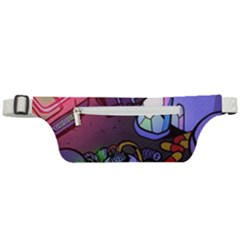 Graffiti Corazones Kingdom Saga Super Active Waist Bag by Cemarart