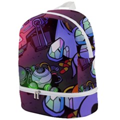 Graffiti Corazones Kingdom Saga Super Zip Bottom Backpack by Cemarart