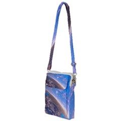 Earth Blue Galaxy Sky Space Multi Function Travel Bag by Cemarart