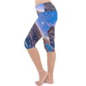 Earth Blue Galaxy Sky Space Lightweight Velour Cropped Yoga Leggings View2