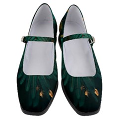 Dark Green Leaves Leaf Women s Mary Jane Shoes by Cemarart