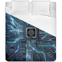 Circuit Board Motherboard Duvet Cover (california King Size) by Cemarart