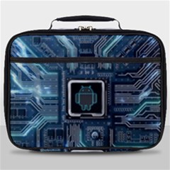 Circuit Board Motherboard Full Print Lunch Bag by Cemarart