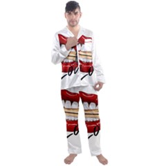 Adobe Express 20220717 1721280 9235749027681339 Fashion-printed-clothing-accessories (1) Men s Long Sleeve Satin Pajamas Set