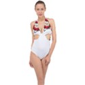 Adobe Express 20220717 1721280 9235749027681339 Fashion-printed-clothing-accessories (1) Halter Front Plunge Swimsuit View1